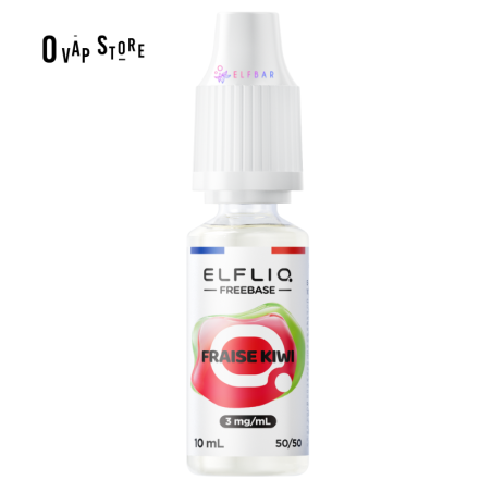 E-liquide Fraise Kiwi 10ml Freebase - ELFLIQ Elfbar
