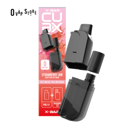 Recharge Confiture de Fraise CUB-X (Pod+Reservoir) - X-Bar