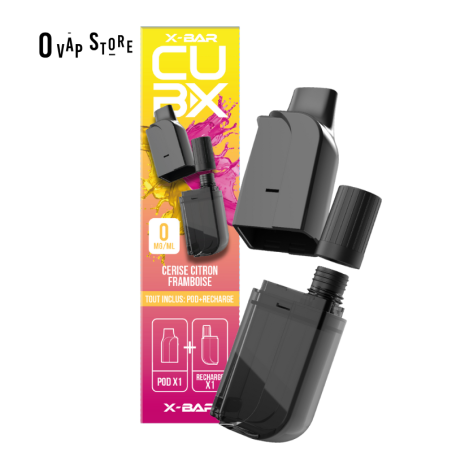 Recharge Cerise Citron Framboise CUB-X (Pod+Reservoir) - X-Bar