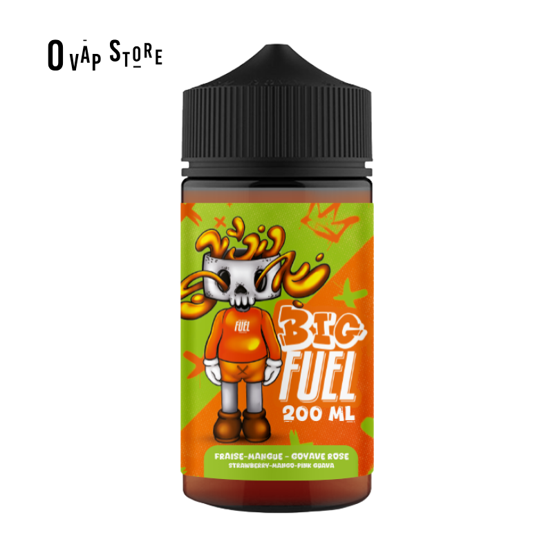 E-liquide Fraise Mangue Goyave Rose 200ml - Big Fuel