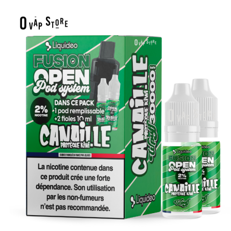 Pack Canaille 30K - Wpuff Fusion Open Pod System Liquideo