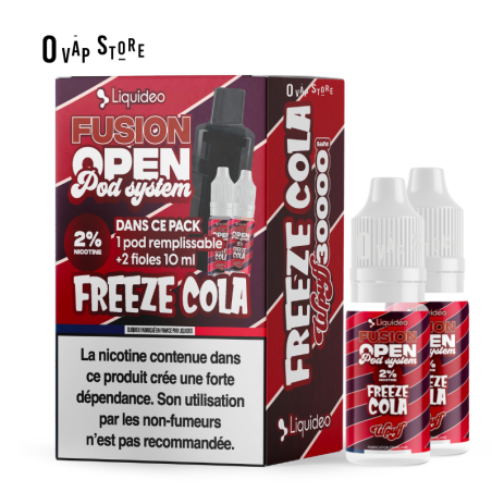 Pack Freeze Cola 30K - Wpuff Fusion Open Pod System Liquideo