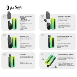 Recharge Cripsy Mint CUB-X (Pod+Reservoir) - X-Bar