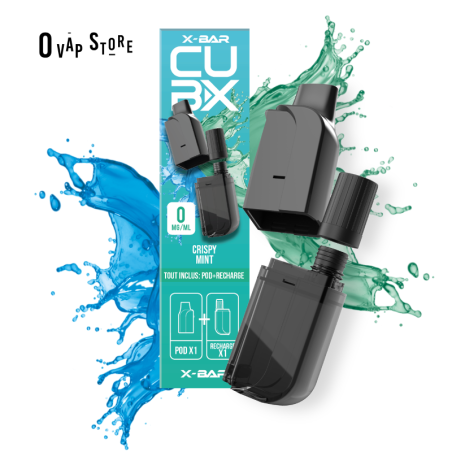 Recharge Cripsy Mint CUB-X (Pod+Reservoir) - X-Bar