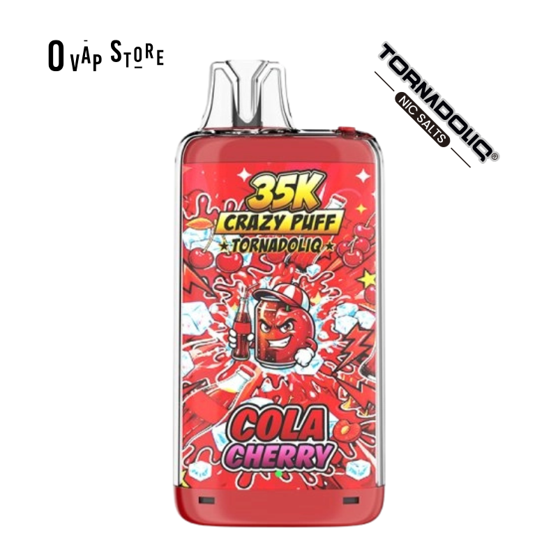 Puff Rechargeable Cola Cherry - Crazy Puff / Tornadoliq 35K