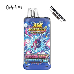 Puff Rechargeable Dragon Fruit Blueberry Ice - Crazy Puff / Tornadoliq 35K