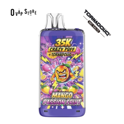 Puff Rechargeable Mango Passion Fruit - Crazy Puff / Tornadoliq 35K