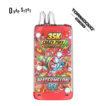 Puff Rechargeable Watermelon Ice - Crazy Puff / Tornadoliq 35K
