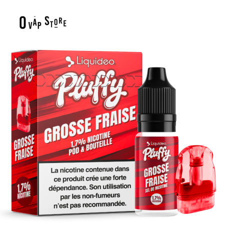 Pod Grosse Fraise 10K - Pluffy Liquideo