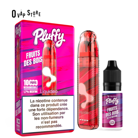Puff Rechargeable Fruits des Bois - Pluffy Liquideo