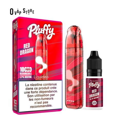 Puff Rechargeable Red Dragon - Pluffy Liquideo