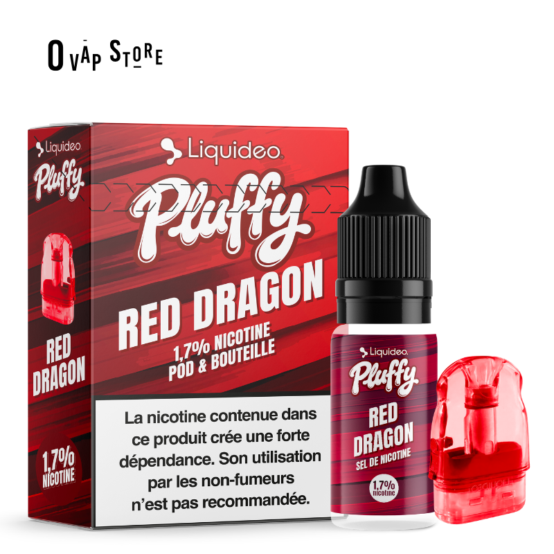 Pod Red Dragon 10K - Pluffy Liquideo