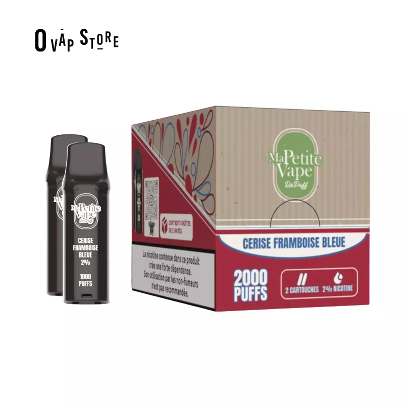 Pods Cerise Framboise Bleue x2 V2 - RePuff / Ma Petite Vape