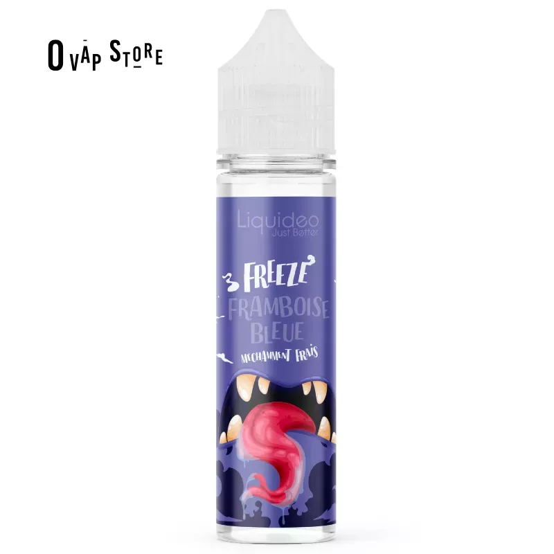 E-liquide Freeze Framboise Bleue 50ml - Liquideo