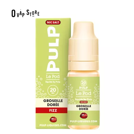 E-liquide Groseille Dorée Fizz 10ml - Le Pod Liquide Pulp