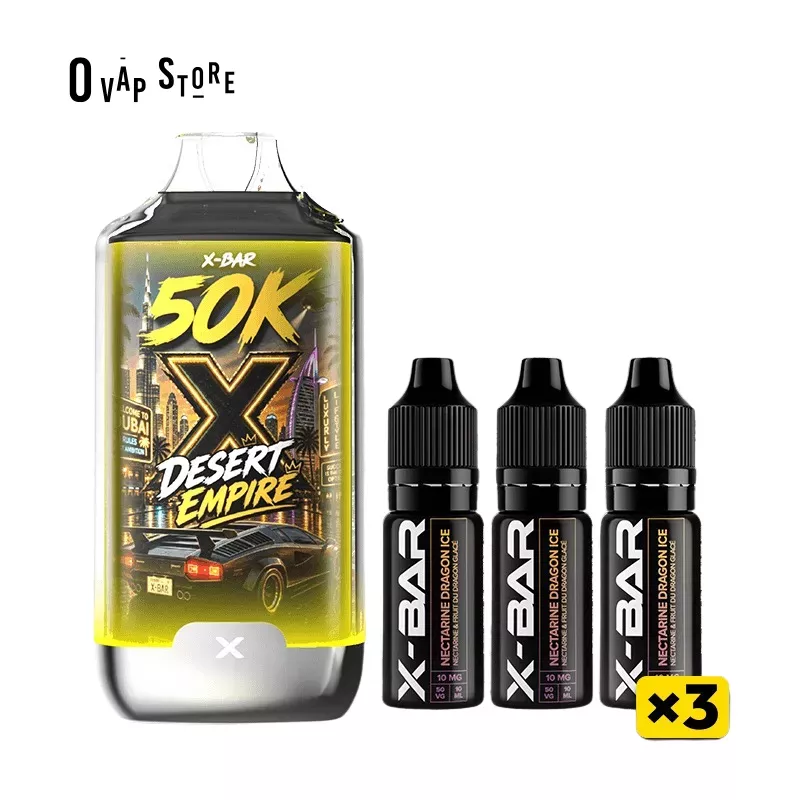 Puff Rechargeable Desert Empire - 50K Ice City X-Bar