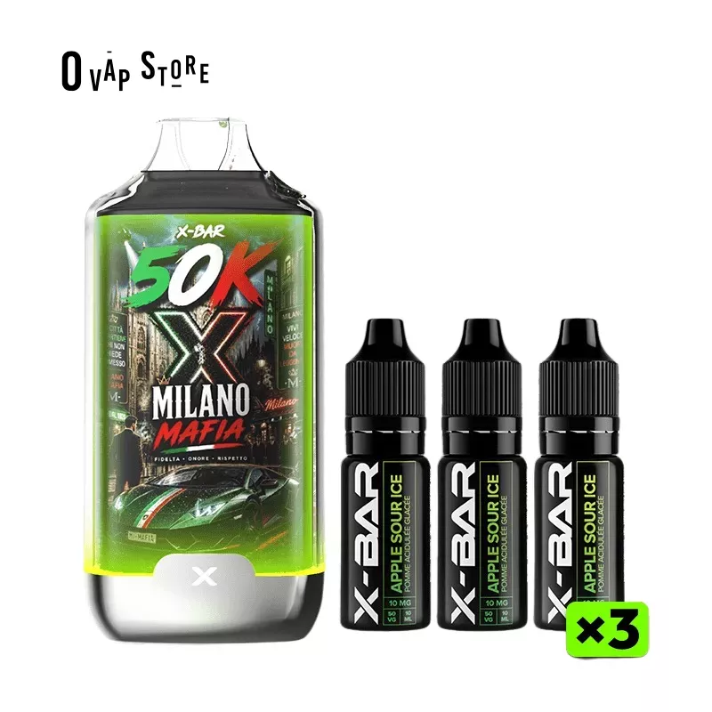 Puff Rechargeable Milano Mafia - 50K Ice City X-Bar