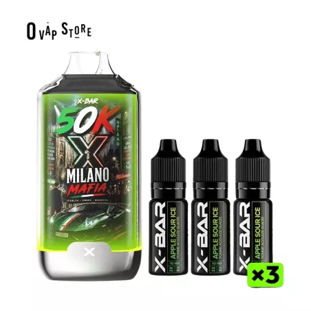 Puff Rechargeable Milano Mafia - 50K Ice City X-Bar