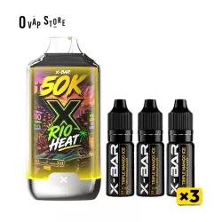 Puff Rechargeable Rio Heat - 50K Ice City X-Bar