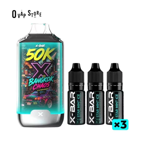 Puff Rechargeable Bangkok Chaos - 50K Ice City X-Bar
