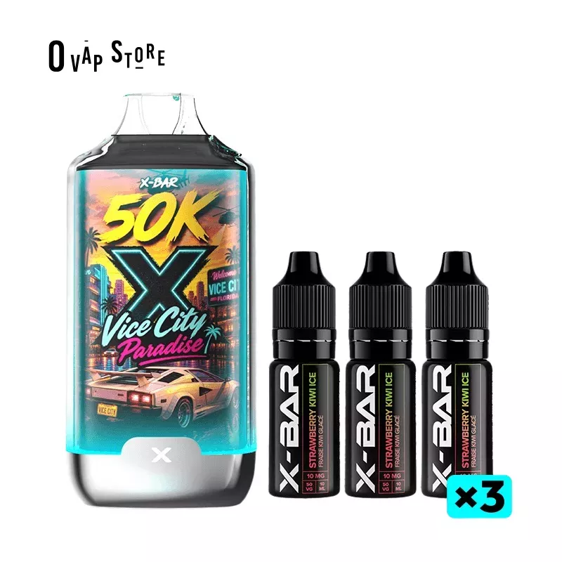 Puff Rechargeable Vice City Paradise - 50K Ice City X-Bar