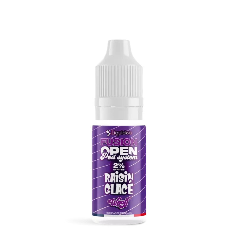 E-liquide Raisin Glacée 10ml - Wpuff Fusion Open Pod System Liquideo