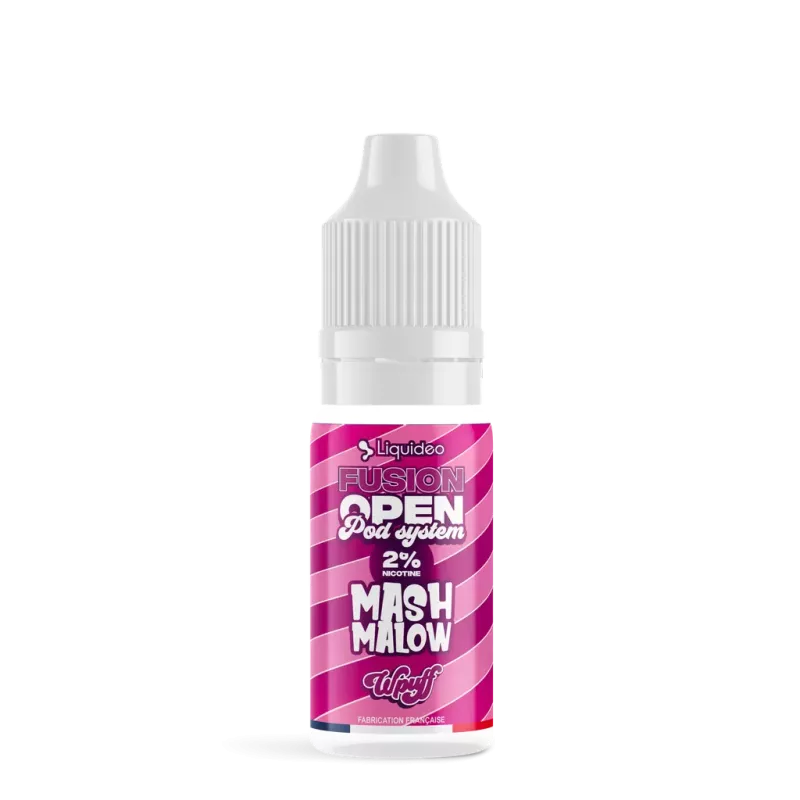 E-liquide Mashmalow 10ml - Wpuff Fusion Open Pod System Liquideo