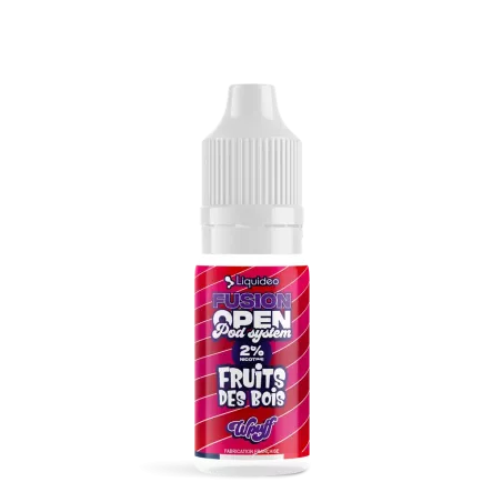 E-liquide Fruits des Bois 10ml - Wpuff Fusion Open Pod System Liquideo