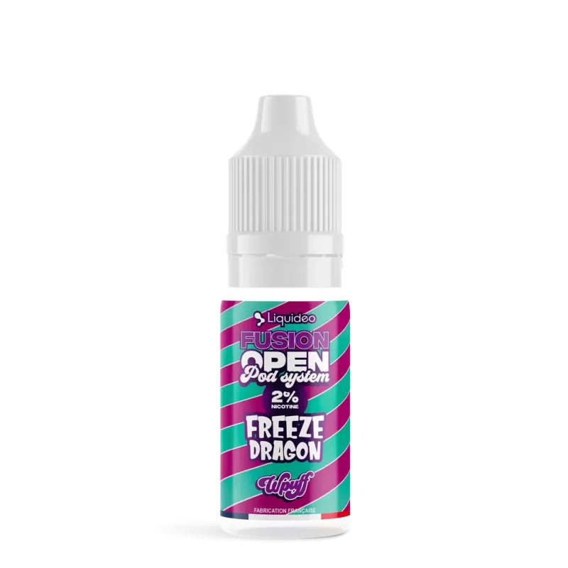 E-liquide Freeze Dragon 10ml - Wpuff Fusion Open Pod System Liquideo