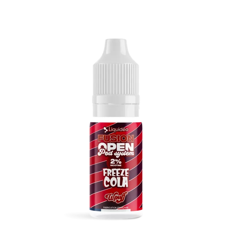 E-liquide Freeze Cola 10ml - Wpuff Fusion Open Pod System Liquideo
