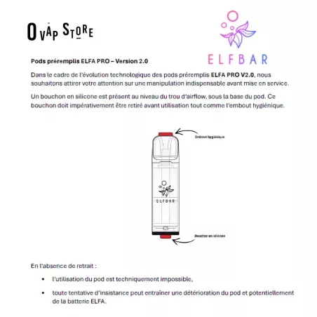 Pod Fruit du Dragon Ice 2ml x2 ELFA Pro - Elfbar