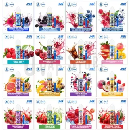 E-liquide JNR 50ml 0% Sans Nicotine - JNR