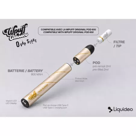 Pods Red Blend x2 Wpuff Classics - Liquideo