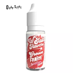E-liquide Grosse Fraise 10ml - Liquideo Wsalt Flavors