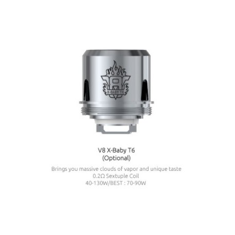 Pack Resistance TFV8 X-baby T6 - Smoktech