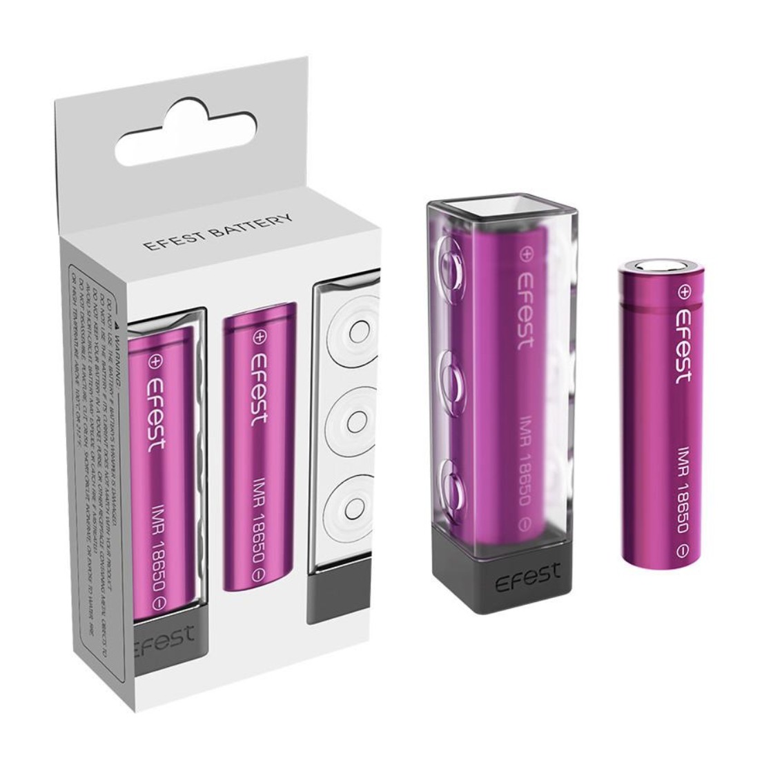 Batterie rechargeable EFEST 18650 - 3500mAh pour cigarette électronique