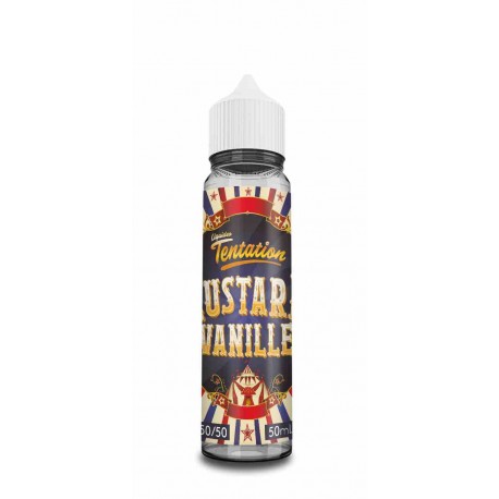E-liquide Custard Vanille 50ml - Tentation