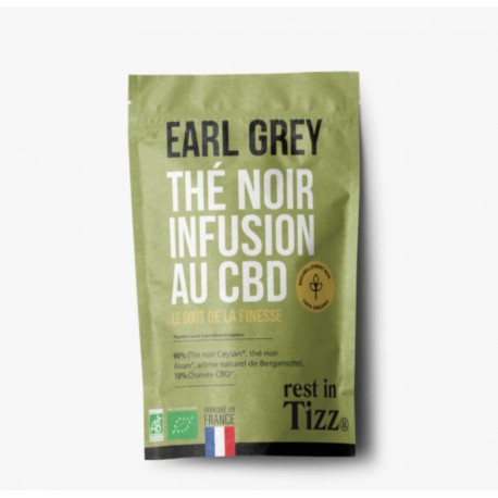 Infusion CBD / Thé Noir Bio Earl Grey - TIZZ