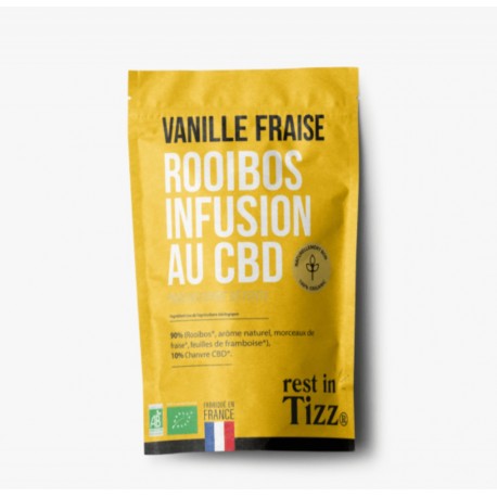 Infusion CBD / Rooibos Vanille Fraise - TIZZ