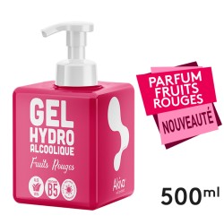Push Cube Gel Hydroalcoolique Fruits Rouges 500ml - Akiva