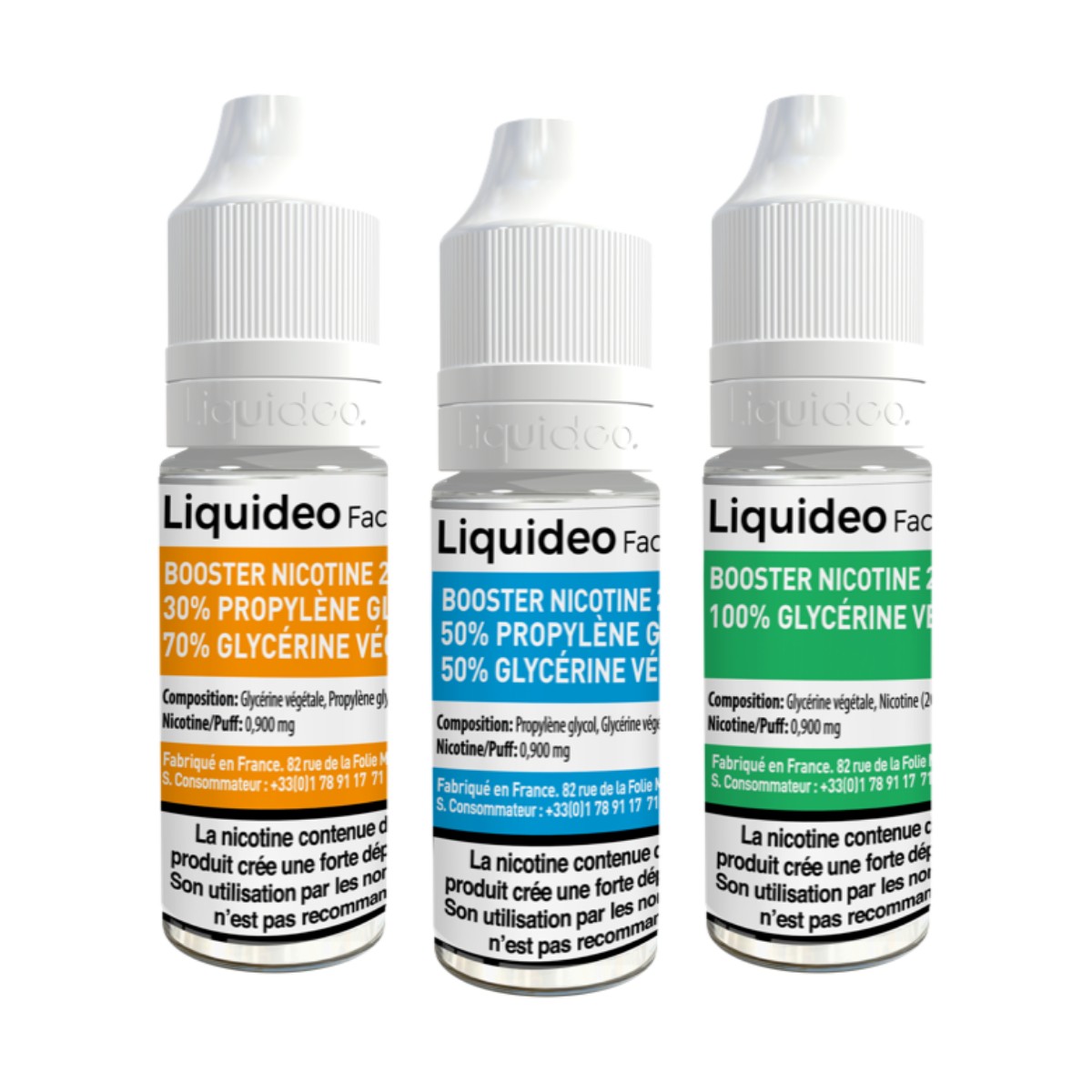 E-liquide - Booster Nicotine bio - 100% végétal - 20mg - 50/50