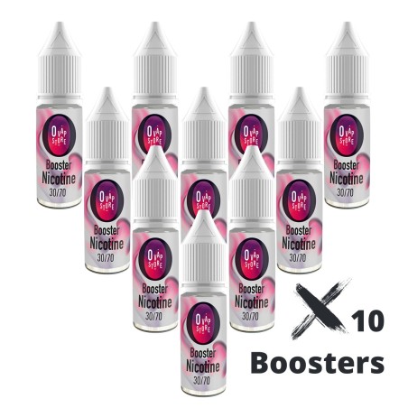 Pack 10 Boosters 30/70 Nicotine 20mg - O Vap Store