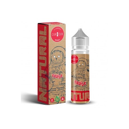 E-liquide Fraise 50ml - Natural Curieux