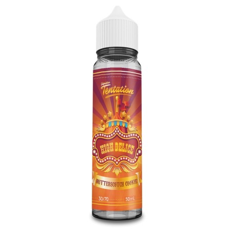 E-liquide Butterscotch Cookie 50ml - Tentation Liquideo