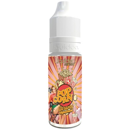 E-liquide Pop Corn Caramel 10ml - Tentation Liquideo