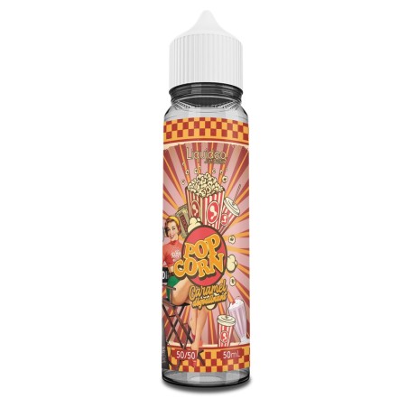 E-liquide Pop Corn Caramel 50ml - Tentation Liquideo