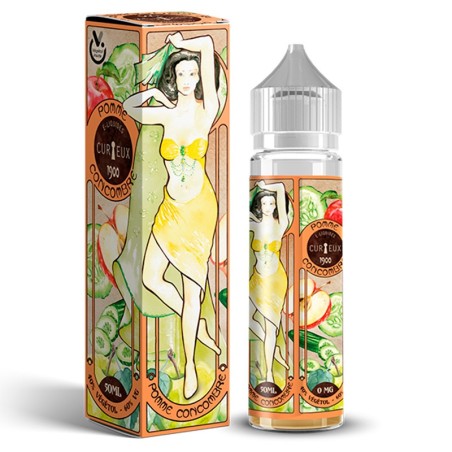 E-liquide Pomme concombre 50ml - Edition 1900 Curieux