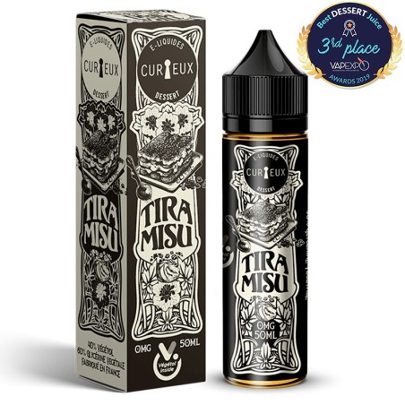 E-liquide Tiramisu 50ml - Edition Dessert Curieux