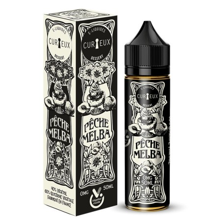 E-liquide Pêche Melba 50ml - Edition Dessert Curieux