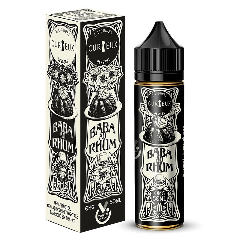 E-liquide Baba au Rhum 50ml - Edition Dessert Curieux